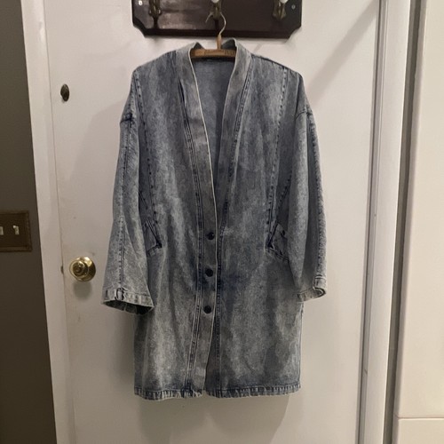 Women blue acid wash - acid, denim